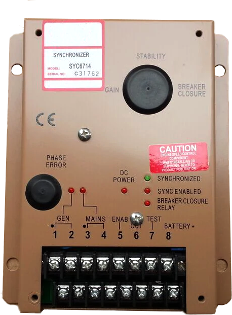 SYC6714 synchronizer Control panel